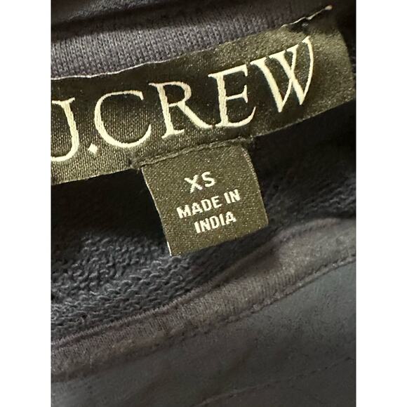 J. Crew navy blue long sleeves sequin collar detail top size XS - Picture 3 of 14